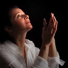 Woman praying
