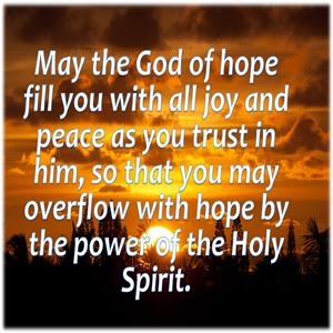 the God of hope