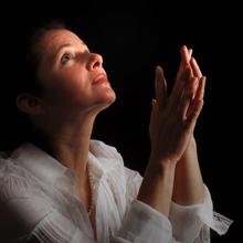 Woman praying